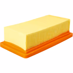vhbw - the clever way Filtre plissé plat pour votre aspirateur sec et humide - Finition sur mesure pour un changement du filt ...