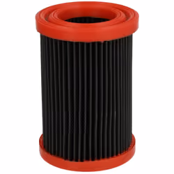 vhbw - the clever way Filtre plissé compatible pour votre aspirateur industriel, pour aspiration à sec ou humide - Finition s ...