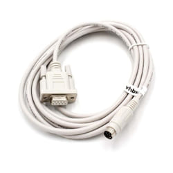 Câble adaptateur série RS-232 compatible avec Delta Série dvp PCs et périphérique 250 cm gris - Vhbw