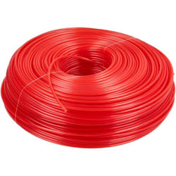 vhbw Fil de coupe résistant de 2mm diamètre et 100 m de long rouge pour tondeuse à gazon et débroussailleuse