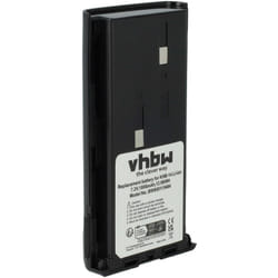 vhbw Batterie compatible avec Kenwood TK-3102, TK-3107, TK-3107 M6, TK-360, TK-360G, TK-370 radio talkie-walkie (1800mAh, 7,4V, Li-ion)