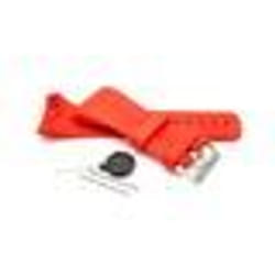 vhbw bracelet TPE compatible avec Polar M400 M430 montre connectée - 9.0cm + 12.2 cm rouge