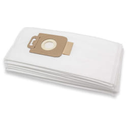 Vhbw - 10x sacs compatible avec Nilfisk Extreme X100, Extreme X110, Extreme X150, Extreme X150 Parquet aspirateur - microfibres non tissées, blanc