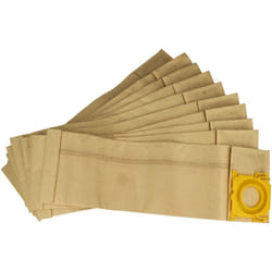 Vhbw - 10x Sacs compatible avec Sebo Airbelt c 3.1, Airbelt CO.1, Automatic tm 375 aspirateur - papier, 23,5cm x 15,5cm couleur sable
