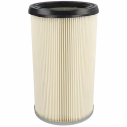 vhbw - the clever way Filtre plissé compatible pour votre aspirateur industriel, pour aspiration à sec ou humide - Finition s ...