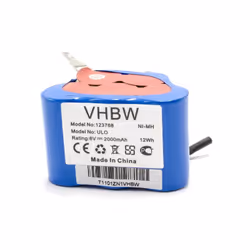 vhbw - the clever way - Batterie de rechange de haute qualité et compatible avec une grande autonomie pour le régulateur de c ...