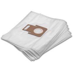 Vhbw - 5x sacs compatible avec Thomas Anti-Allergy, Home Clean & Parquet, Multi-Clean X10 aspirateur - microfibres non tissées, blanc