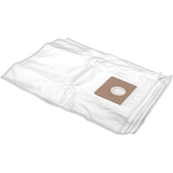 Vhbw - 5x Sacs compatible avec emm Hamach hmv 2500, hmv 3, hmv 5, hmv 7 aspirateur - microfibres non tissées, volume de 35l, 30cm x 28cm, blanc