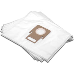 Vhbw - 5x sacs compatible avec Thomas Anti-Allergy, Home Clean & Parquet, Multi-Clean X10, Multi-Clean X7 aspirateur - microfibres non tissées, blanc