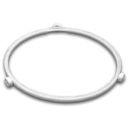Support plateau tournant universel de 16,2cm pour micro-ondes compatible avec Bosch, Siemens, aeg, Severin - blanc - Vhbw