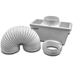 Condenseur remplacement pour Electrolux 9029792331, 50294700005 pour sèche-linge - Condensation avec tuyau d'évacuation et pince, blanc - Vhbw