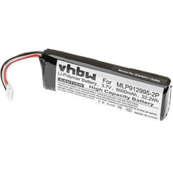 Vhbw - 1x Batterie compatible avec jbl Charge 2 Plus, Charge 2+, Charge 3 haut-parleurs, enceintes portatives (6000mAh, 3,7V, Li-polymère)