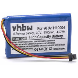 Vhbw - Batterie compatible avec TomTom Go 520, 4FA50, 520 wifi, 510 gps, appareil de navigation (1100mAh, 3,7V, Li-ion)