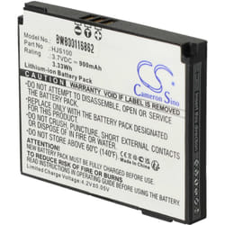 Vhbw - Batterie compatible avec Becker HJS100, HJS-100, Map Pilot appareil gps de navigation (900mAh, 3,7V, Li-ion)