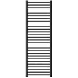 Ecd Germany - Sèche-serviettes Sahara - 500 x 1500 mm - anthracite - courbé avec raccordement latéral - radiateur sèche-serviettes