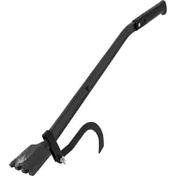 ECD Germany Levier d'Abattage d'Arbres avec Crochet Courbé Outil Forestier Robuste Arbre-ascenseur Acier 80cm Manche Caoutchouté Antidérapante Charge