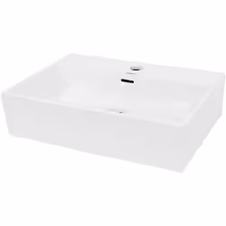 Description générale Ce lavabo en céramique de haute qualité apporte un design moderne à chaque salle de bains ou toilettes p ...