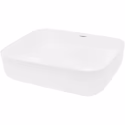 Description générale Ce lavabo en céramique de haute qualité rehausse chaque salle de bain ou toilette pour invités par son d ...