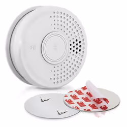 Détecteur de fumée - OneConcept SHD DOF39 - avec support magnétique Magnetic Mount en kit - Blanc