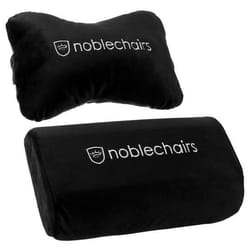 noblechairs Cushion set Noir, Blanc 2 pièce(s)