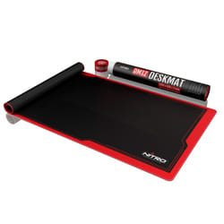 Nitro Concepts DM12 Tapis de souris de jeu Noir, Rouge