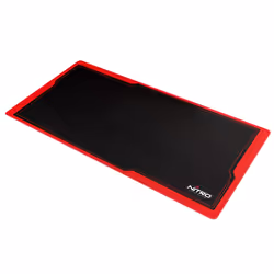 Nitro Concepts DM12 Tapis de souris de jeu Noir, Rouge