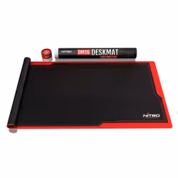 Nitro Concepts DM16 Tapis de souris de jeu Noir, Rouge - Vue supplémentaire 7