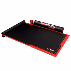 Nitro Concepts DM16 Tapis de souris de jeu Noir, Rouge - Vue supplémentaire 8