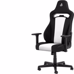Pro Gamersware NC-E250-BW, Siège de jeu universel, 120 kg, Course, Universel, Anthracite, Nylon