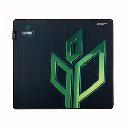 Endgame Gear MPJ450, Noir, Vert, Image, Vêtement, Caoutchouc, Base antidérapante, Tapis de souris de jeu
