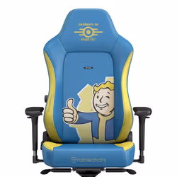 noblechairs NBL-HRO-PU-FVT Siège pour jeu vidéo Siège de jeu sur PC Siège rembourré Bleu, Jaune