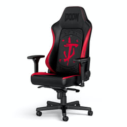 noblechairs NBL-HRO-PU-DET Siège pour jeu vidéo Siège de jeu sur PC Siège rembourré Noir, Rouge