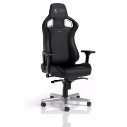 noblechairs EPIC Mercedes, Siège de jeu sur PC, 120 kg, Siège rembourré, Dossier rembourré, Acier, Accoudoir 4D