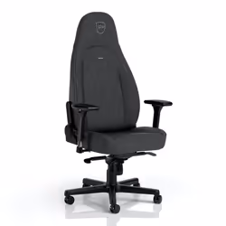 noblechairs Icon Gaming Chair, Siège rembourré, Dossier rembourré, Anthracite, Anthracite, Tissu, Acier
