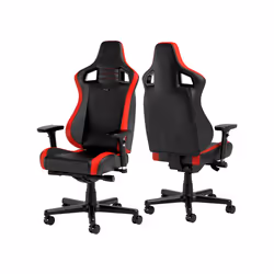 noblechairs EPIC Compact Siège de jeu sur PC Siège rembourré Noir, Rouge