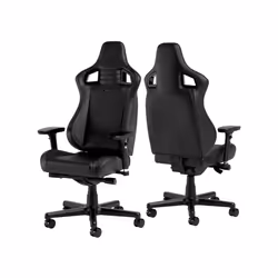 noblechairs EPIC Compact Siège de jeu sur PC Siège rembourré Noir