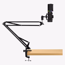 Streamplify MIC ARM, Microphone de studio, 36 dB, 100 - 18000 Hz, 0,1%, 68 Ohm, 16 bit