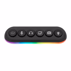 Streamplify HUB DECK 5, USB 2.0, USB 3.0, Noir, 24 W, 1,8 m, 12 V, 2 A