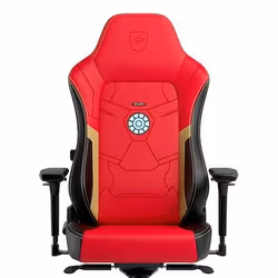noblechairs HERO Iron Man Edition Siège de jeu sur PC Siège rembourré Noir, Rouge