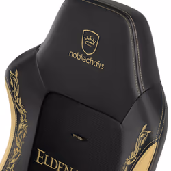 noblechairs NBL-HRO-PU-ERE Siège pour jeu vidéo Siège de jeu sur PC Siège rembourré Noir, Or - Vue supplémentaire 6