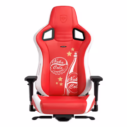 noblechairs EPIC Siège de jeu sur PC Siège rembourré Rouge, Blanc - Vue supplémentaire 2