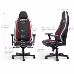 noblechairs LEGEND Fauteuil de gaming Siège rembourré Noir, Rouge, Blanc - Vue supplémentaire 5