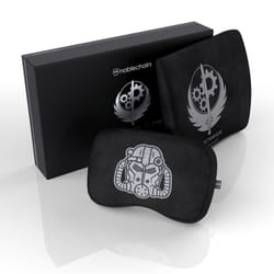 noblechairs Brotherhood of Steel Neck pillow/Lumbar pillow Noir 2 pièce(s)