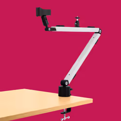 Streamplify Mount Arm Support passif Appareil photo, Microphone, Mobile/smartphone, Ring lamp Noir, Blanc