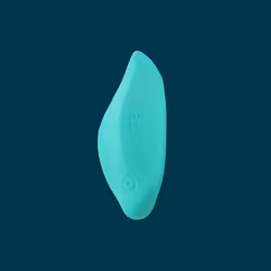 ROMP Wave, Mini vibrateur, Stimulation du clitoris, Couleur menthe, Silicone, Ambidextre, Boutons