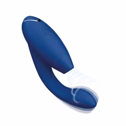 Womanizer DUO 2, Vibrateur pour lapin, Stimulation du clitoris, Stimulation du point G, Myrtille, Acrylonitrile-Butadiène-Sty ...