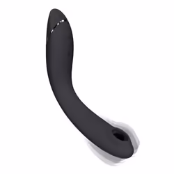 Womanizer OG, Vibrateur à ventouse, Stimulation du point G, Gris, Silicone, Courbé, Boutons
