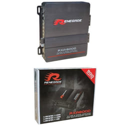 1 amplificateur RENEGADE RXA800D RXA 800 D 1 canal classe d 400 watt rms 800 watt max bass boost spécifique pour subwoofer 1 pièce