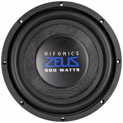 Hifonics ZST10D4 Subwoofer passif pour auto 600 W 4 Ω 4 Ω