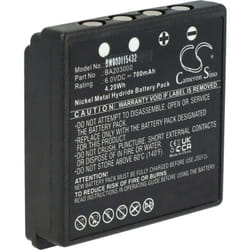 Vhbw - Batterie compatible avec hbc fub 9NM 6V, FUB9NM, FBFUB09N, Radiomatic Eco opérateur télécommande industrielle (700mAh, 6V, NiMH)